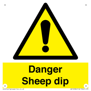 Danger Sheep dip